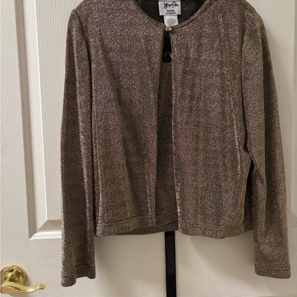 Shiny Gold Women's Blazer by Alfred Dunner